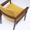 Poltrona Mid-Century in teak con rivestimento giallo di Sigvard Bernadotte per France & Son, anni '60, Immagine 7