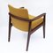 Mid Century Teak Armchair with Yellow Upholstery by Sigvard Bernadotte for France and Son, 1960s 9