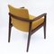 Mid Century Teak Armchair with Yellow Upholstery by Sigvard Bernadotte for France and Son, 1960s, Image 9