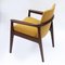 Mid Century Teak Armchair with Yellow Upholstery by Sigvard Bernadotte for France and Son, 1960s 11