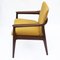 Mid Century Teak Armchair with Yellow Upholstery by Sigvard Bernadotte for France and Son, 1960s, Image 12