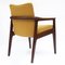 Mid Century Teak Armchair with Yellow Upholstery by Sigvard Bernadotte for France and Son, 1960s 8