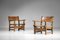 Skandinavische Vintage F189 Armlehnstühle aus Massivholz im Safari Stil, 2er Set 6