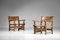 Vintage Scandinavian Solid Wood Safari Style F189 Armchairs, Set of 2 6