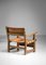 Vintage Scandinavian Solid Wood Safari Style F189 Armchairs, Set of 2 2