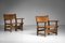 Vintage Scandinavian Solid Wood Safari Style F189 Armchairs, Set of 2 8