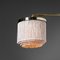 Scandinavian F268 Wall Lamp by Hans Agne Jakobsson in Brass and Silk 8