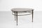 German Tripod Glass and Bronze D333 Coffee Table by Lothar Klute 2