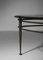 German Tripod Glass and Bronze D333 Coffee Table by Lothar Klute 12