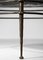 German Tripod Glass and Bronze D333 Coffee Table by Lothar Klute 14