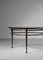 German Tripod Glass and Bronze D333 Coffee Table by Lothar Klute 4