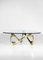 Boomerang Aluminium Anodised Gold F390 Coffee Table,1970s 12