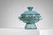 Blaue Keramik F363 Terrine von Robert Picault Vallauris 3
