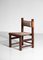 Brazilian Leather and Solid Wood F413 Chairs, 1960s, Set of 6 5