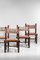 Brazilian Leather and Solid Wood F413 Chairs, 1960s, Set of 6 10