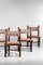 Brazilian Leather and Solid Wood F413 Chairs, 1960s, Set of 6, Image 10