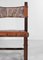 Brazilian Leather and Solid Wood F413 Chairs, 1960s, Set of 6 8