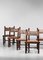 Brazilian Leather and Solid Wood F413 Chairs, 1960s, Set of 6 12