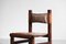 Brazilian Leather and Solid Wood F413 Chairs, 1960s, Set of 6 6