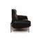 Schwarzes Ds 140 2-Sitzer Ledersofa von de Sede 9