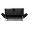 Black Leather Ds 140 2-Seat Sofa from de Sede 10