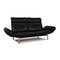 Black Leather Ds 140 2-Seat Sofa from de Sede, Image 8