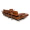 Brown Leather Dono U-Shaped Corner Sofa by Rolf Benz, Image 10