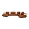 Brown Leather Dono U-Shaped Corner Sofa by Rolf Benz 1