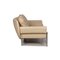 Cremefarbenes 1600 2-Sitzer Ledersofa von Rolf Benz 9