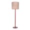 Beretta Cassia Parchment & Enamelled Metal Floor Lamp from Stilnovo, Italy, 1970s 1