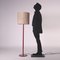 Beretta Cassia Parchment & Enamelled Metal Floor Lamp from Stilnovo, Italy, 1970s 2