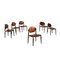 S83 Chairs by Eugenio Gerli for Tecno, 1960s, Set of 6, Image 1