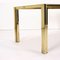 Chromed Metal, Brass & Smoked Glass Table, Italy, 1970s 5