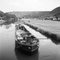 Karl Heinrich Lämmel, barco de carga en el río Altmuehl en Altmuehltal Valley, Alemania, 1937, Fotografía, Imagen 1