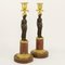 Empire Candleholders with Vestal Figures in the Style of Claude Galle, France, Early 1800s, Set of 2 4