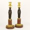 Empire Candleholders with Vestal Figures in the Style of Claude Galle, France, Early 1800s, Set of 2 3
