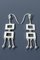 Silver Earrings by Heikki Kaksonen, Image 1