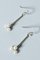Silver and Pearl Earrings by Arvo Saarela 3