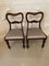 Antique Victorian Mahogany Side Chairs, Set of 2 2