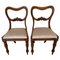 Antike viktorianische Beistellstühle aus Mahagoni, 2er Set 1