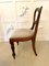 Antique Victorian Mahogany Side Chairs, Set of 2 4