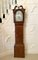 Antique English George III Mahogany and Oak Longcase Clock by Hudfon, Image 3