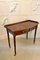 Antique George III Mahogany Bow Fronted Side Table, Image 2