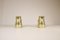 Swedish Brass and Stained Wood Wall Lamps by Hans-Agne Jakobsson, 1970s, Set of 2, Image 7