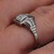Art Deco French Diamond 18 Karat White Gold Platinum Ring, 1925 10