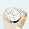 French 20th Century 18 Karat Yellow Gold Engraved with Initials Signet Ring, Image 4
