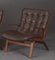 Fauteuils Mid-Century Vintage en Cuir par Ingmar Relling, Danemark 3