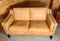 Vintage Danish Mid-Century Georg Thams Leather 2 Person Sofa in Light Tan, Image 4