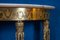 Mid Century Italian Oval Shaped Brass Console Table, 1950, Image 10