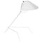 Lampe Tripode Mid-Century Moderne Blanche par Serge Mouille 1